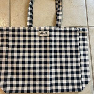 Sezane Vichy Tote Bag